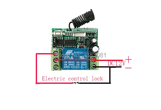 DC 12 V 1CH RF Беспроводной дистанционного Управление реле безопасности Системы трубчатый мотор гараж дверные створки/современный потолочный