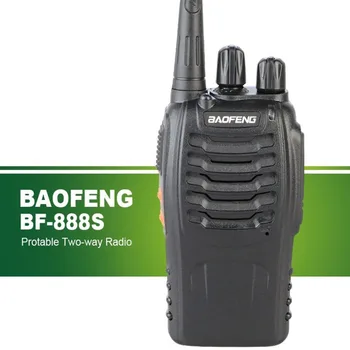 

BAOFENG BF-888S 1PCS Talkie Walkie 16CH FM UHF 400-470MHz 2-way Radio Transceiver Portable Interphone Long Distance Flashlight