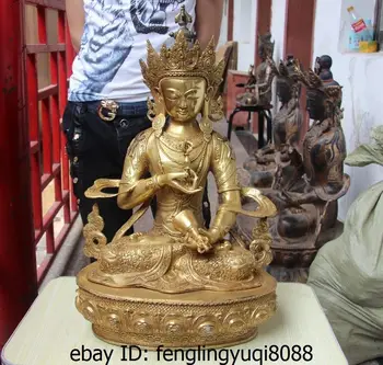 

Tibet Buddhism Folk Bronze Copper Dragon Vajradhara Vajrasattva God Buddha Staue Discount 55%