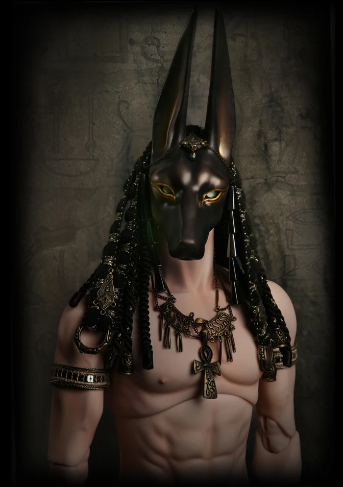 HeHeBJD 1/3 Ender-Lord of dead bjd/sd кукла Anubis Фантастическая Кукла Смола шар шарнирная модель reborn высокое качество игрушки низкая цена