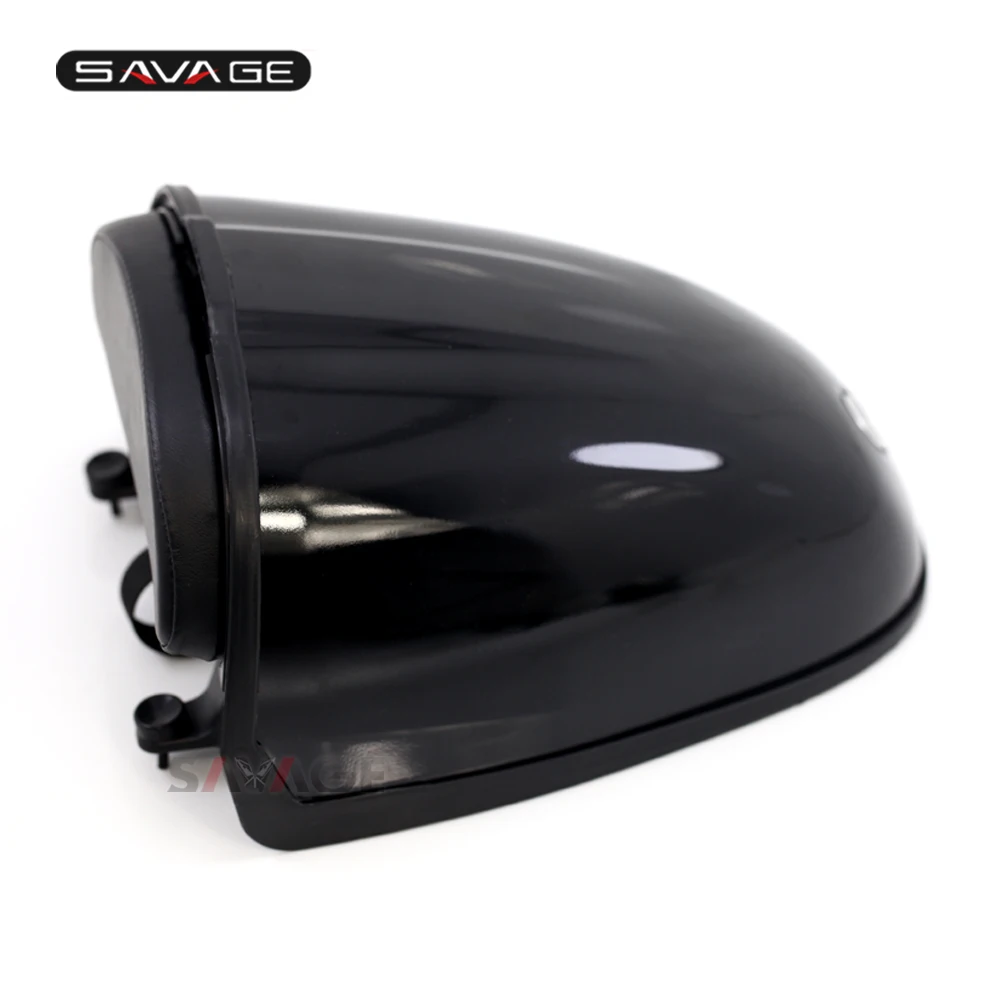 S Rear Pillion Seat Hump Cover Gloves Anti-theft Lock Luggage Bag  (9)