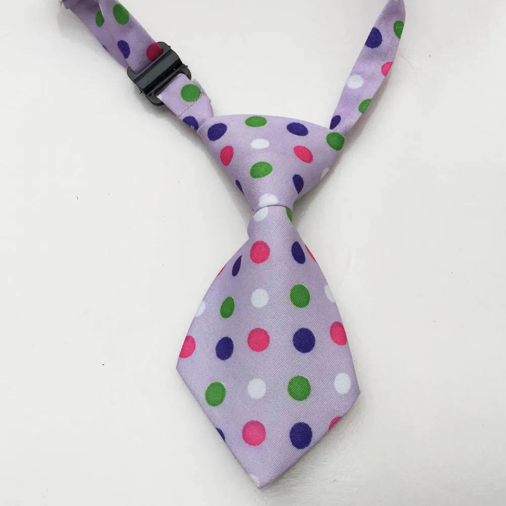 2 предмета, детские галстуки, новинка года, Лидер продаж, Детские вечерние галстуки, новинка, мини галстук в горошек, галстук-бабочка для домашних животных - Цвет: Purple Children Tie