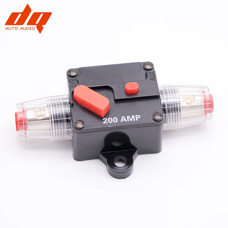 Car Modified Switch Audio Circuit Breaker Manual Reset Fuse inverter Holder Fuse