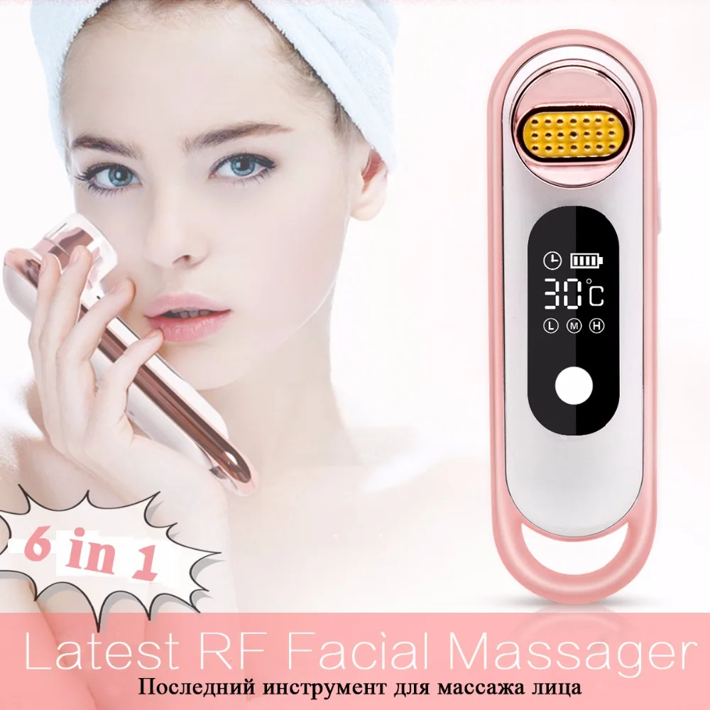 Free shipping  Dot Matrix RF Radio Frequency Electroporation Therapy Facial Massager Rejuvenation Machine Anti-agi