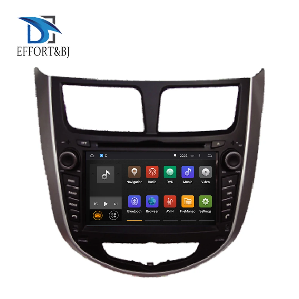 Android 9.0 car dvd for Hyundai Verna/Accent/Solaris/Grand Avega Hatchback/Accent Blue/Accent WIT Hatchback 2011- GPS player