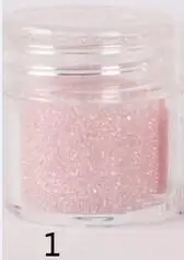 10 г, Стразы для ногтей, розовый, фиолетовый, AB кристалл, 0,6-0,8 мм, Стеклянные Мини-бусины, ослепительные бусины для икры, 3D микро-шарики - Цвет: 1