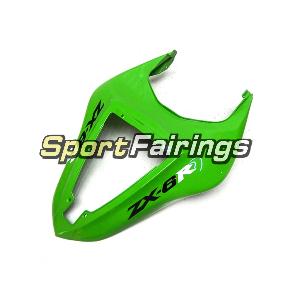 Зеленая черная обшивка для мотоцикла для ZX6R 636 07 08 2007 2008 Kawasaki рамы кузова впрыскивание, АБС-пластик ламп кузов