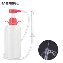 600ml Vaginal Cleaning Enema Anal Cleaner Douche Bottle Feminine Hygiene Vagina Cleaner Health Care Enema Kit Vaginal Douche ball type vaginal enema syringe vagina enemator anal cleaner health products 89ml