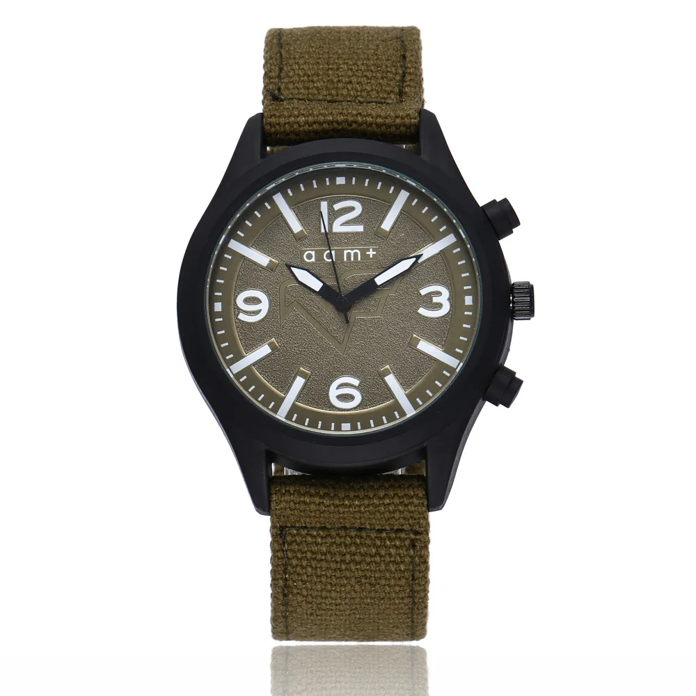 

Men Watch Simple Scale Canvas Strap Wristwatch Sports Military Quartz Watches Outdoor Casual Male Clock Erkek Kol Saati Relogio