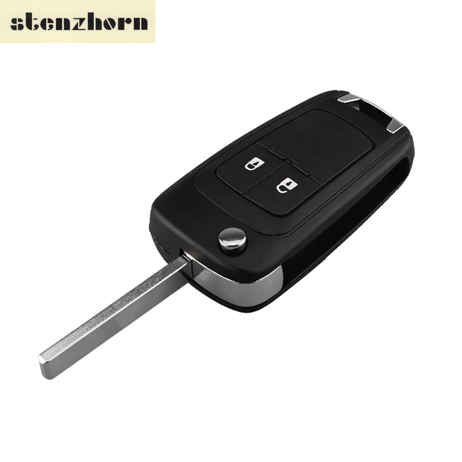 

Stenzhorn Flip Folding 2 Buttons Key Case Shell Fob Cover For VAUXHALL OPEL Zafira B Meriva Astra 2009 Onwards With HU100 Blade