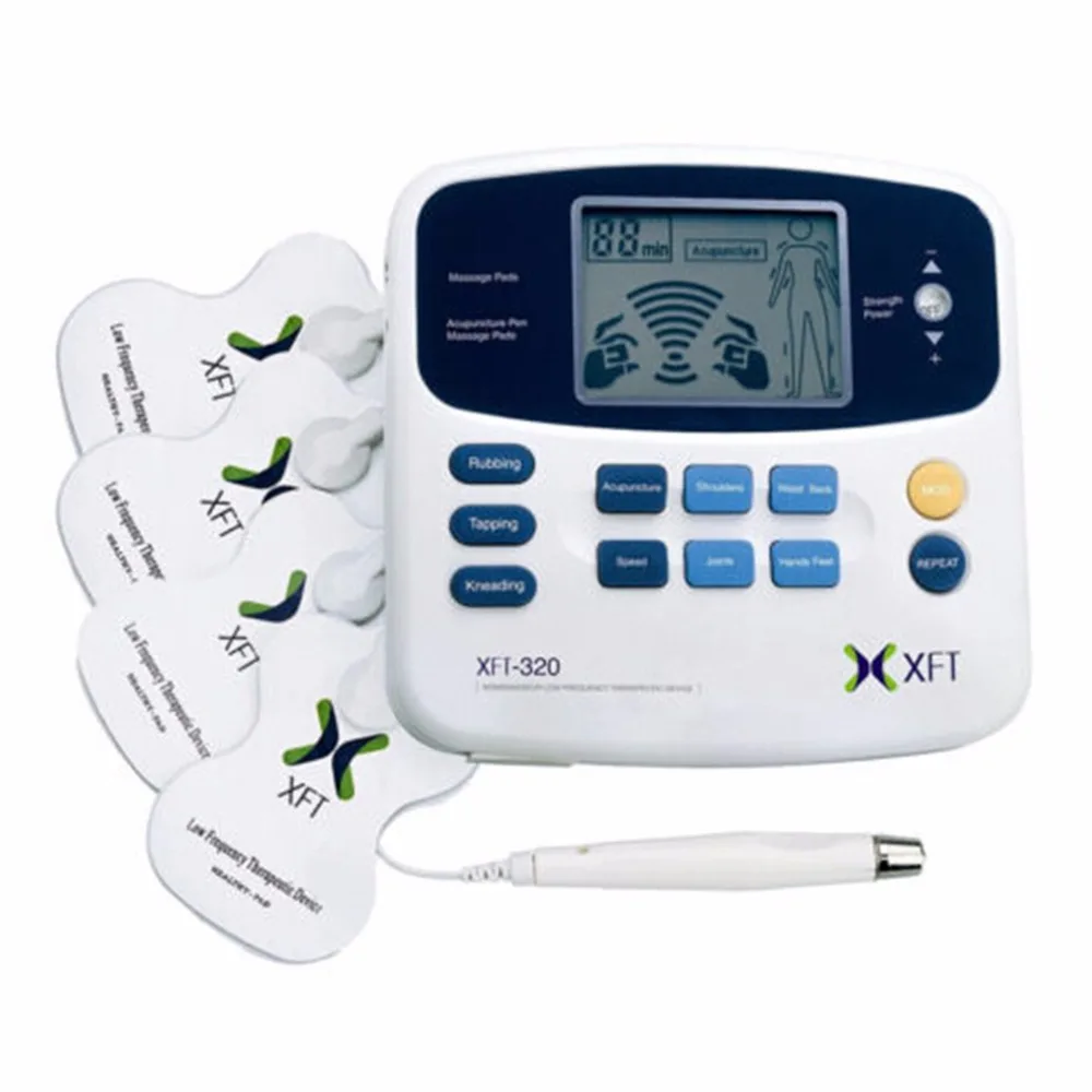 Professional XFT 320 Electrical Stimulator Massager Dual Tens Machine Digital Massage Body