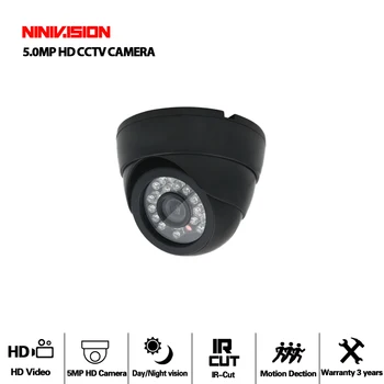 

Super 5MP AHD Black Camera 24pcs IR LED 2560(H)*1920(V) With IR CUT Filter Day & Night Surveillance Home Security Camera
