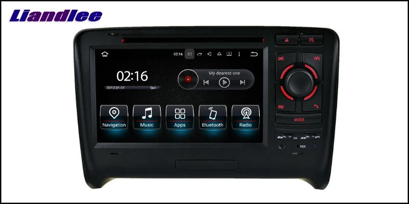 Liandlee Car Multimedia Player NAVI For Audi TT 8J MK2 2006~2014 Car Touch Screen System Radio TV DVD Stereo GPS Navigation 7