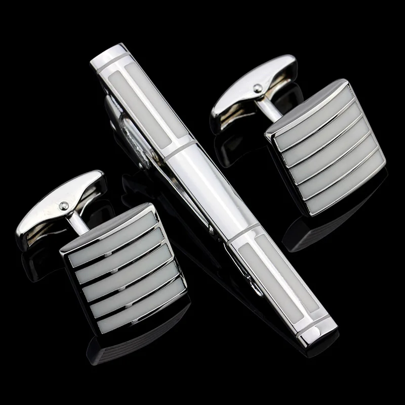 MMS Unique Designer Brand Formal White Shirt Cufflinks for Men's