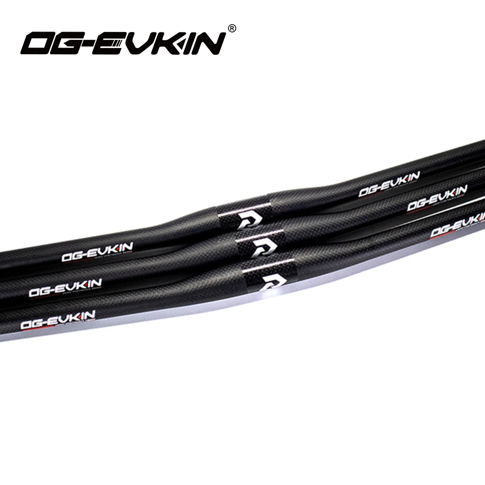 Карбоновый руль для горного велосипеда прямой MTB 620/640/660 мм с плоским подъемным
