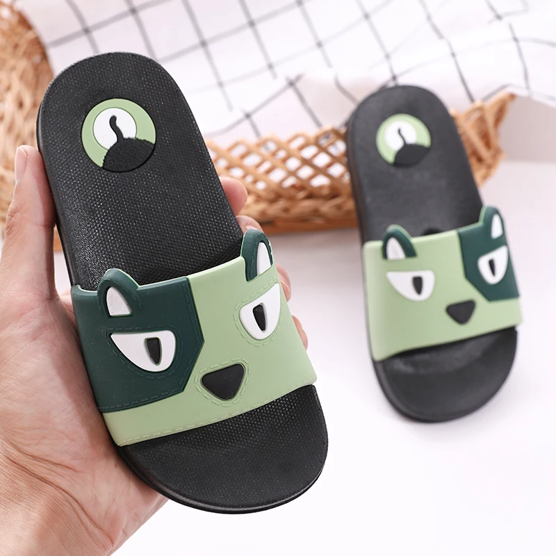 

Children's Slippers Summer Boys Indoor Antiskid Girls Cartoon Special Outside Bathroom Fashion Waterproof Rubber Wear-resisting