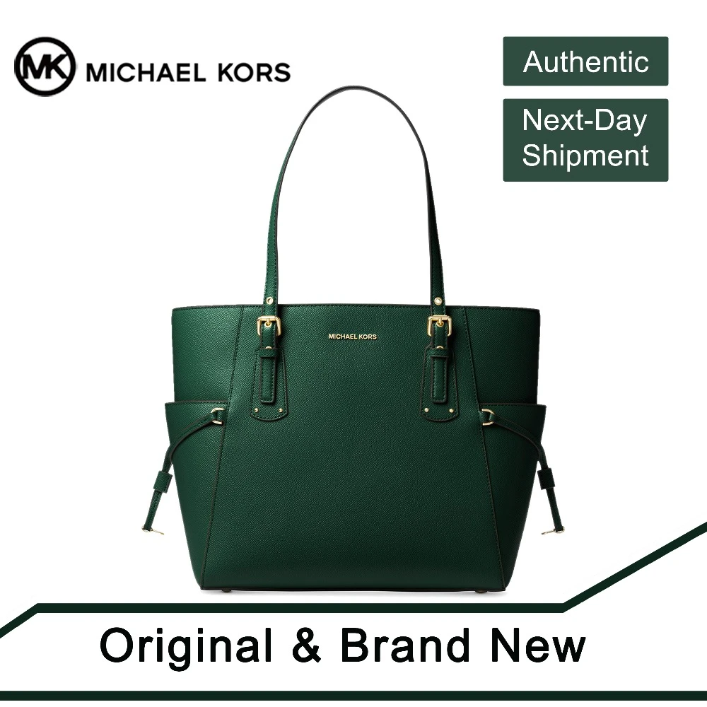 michael kors racing green handbag