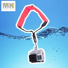 Gopro hand wrist strap Camera submersible Floating bobber for Hero 4 3+ 3 2 1 red color