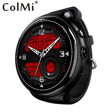 Ограниченное предложение Colmi i2 SmartWatch ОС Android 5.1 2 ГБ + 16 ГБ 2mp WI-FI 3 г GPS сердечного ритма Мониторы Bluetooth 4.0 MTK6580 4 ядра Смарт-часы