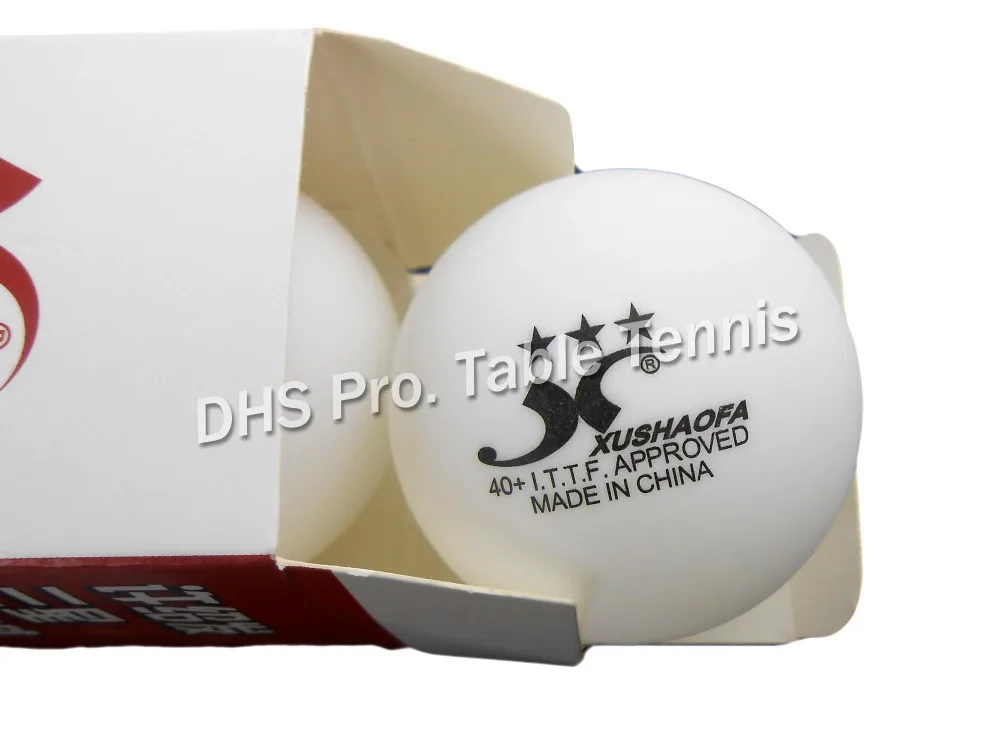 

6x ITTF Apprved XUSHAOFA 3 Star 40+ New Material Seamless PP Ball Table Tennis ball ping pong ball