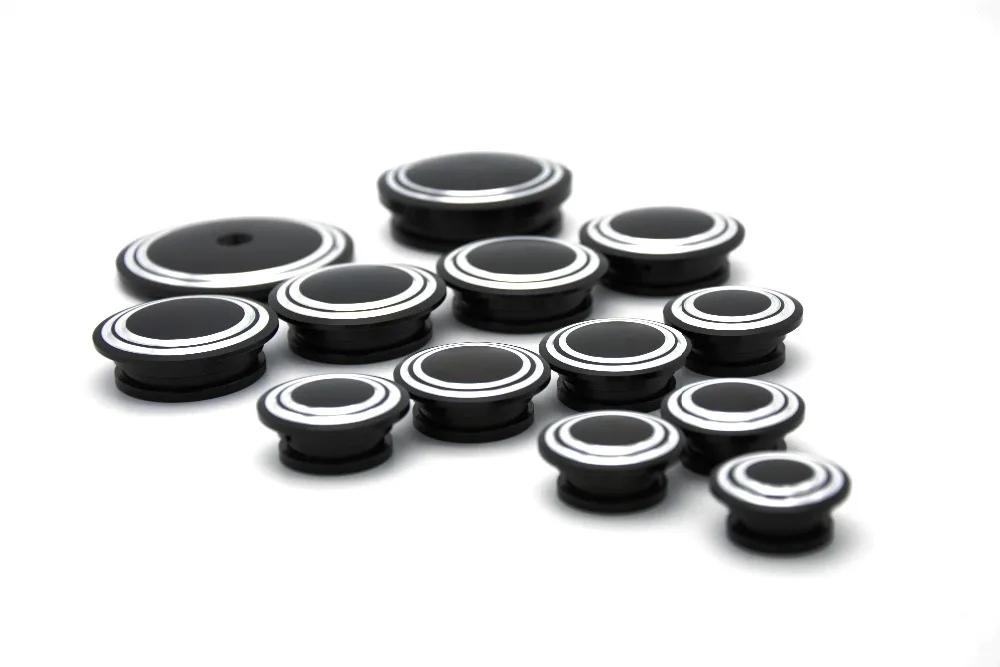 R Nine T Frame Hole Caps Set For Bmw R1200 2017 Frame Insert Plugs Black For R Nine T