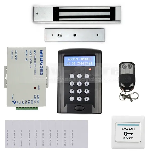 Diysecur RFID дверной Управление доступом безопасности Системы Kit+ магнитный замок+ Дистанционное управление B100