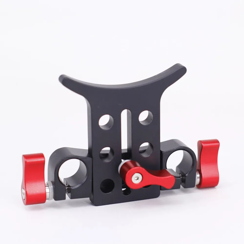 Quick Release Lens Support 15mm Rod Clamp Block fr Support Rail System DSLR Rig for Canon for Nikon camera accessories