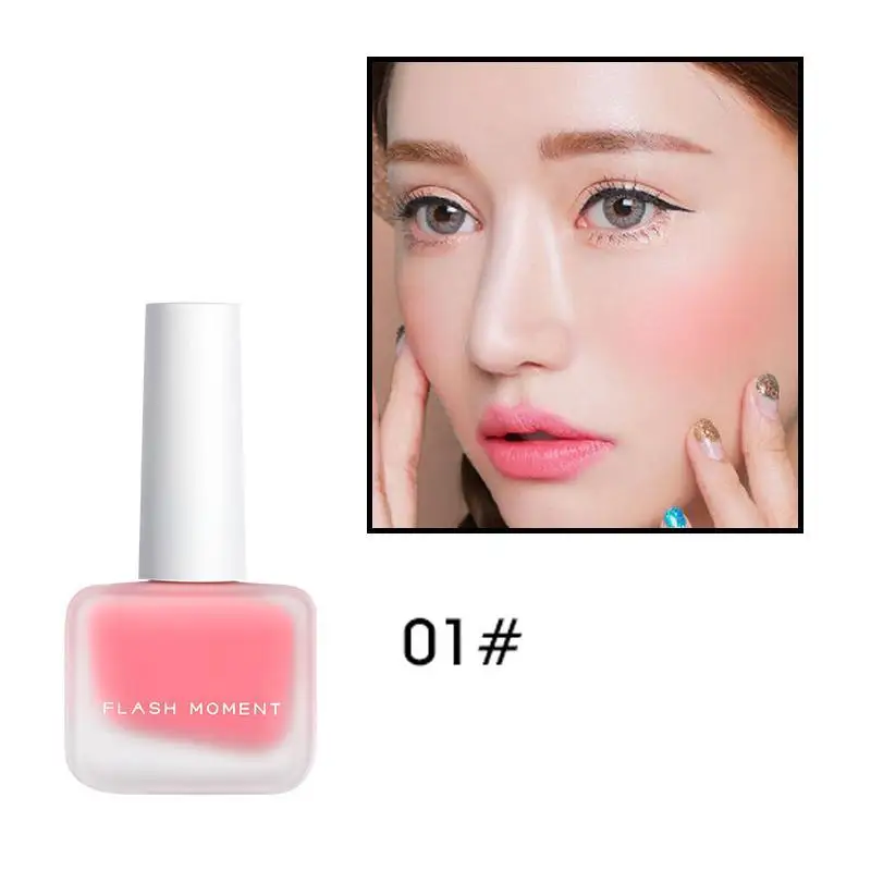 

New Women Fashion Charm Matte Face Blush Liquid Suitable for both professional use and home use. Makeup Tools