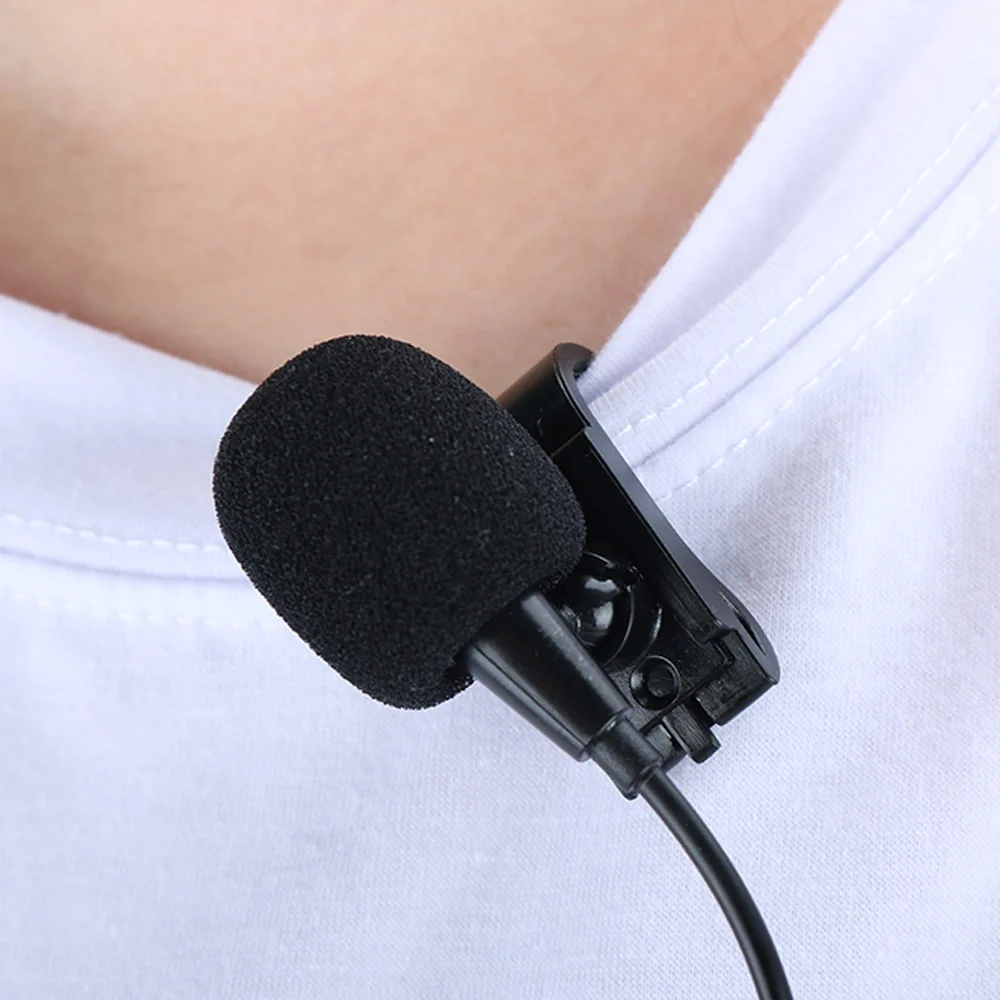 

1PC Professional Mini Wired Stereo 3.5mm Jack Plug Car Audio Microphone for Auto DVD Radio Long Distance Transmission Universal
