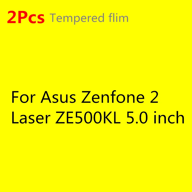 HATOLY 2 шт закаленное стекло для Asus Zenfone 2 ZE500CL ZE500kl ZE550KL ZE601KL ZE551ML экранное стекло es прозрачная защитная пленка^ < - Цвет: For ZE500KL