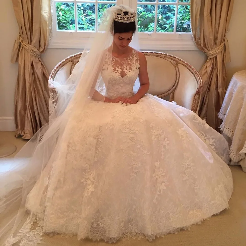 Elegant Camo Wedding Dress