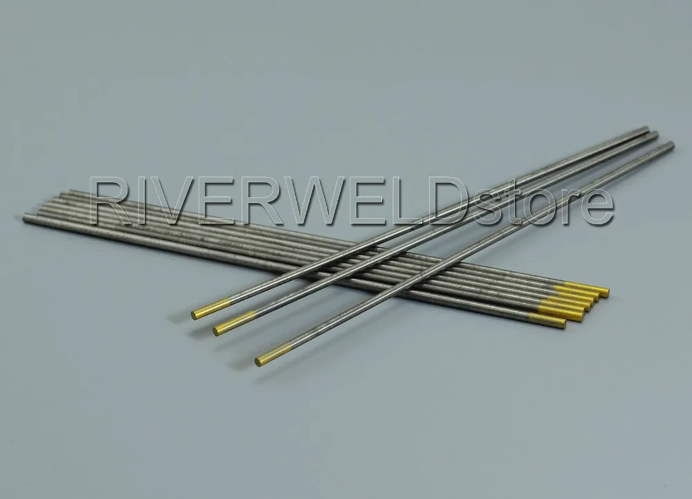 1.5% вольфрамовый стержень сварочный электрод Tig WL15 Gold 2 4*150 мм и 3/32 &quotx6&quot x10PK|electrode