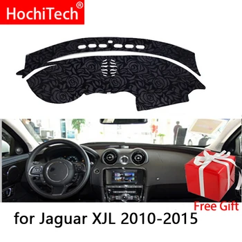 

Rose Pattern Non-slip Dashmat Dash Mat Dashboard Cover Pad Cover Carpet Car Sticker for Jaguar XJL 2010 2011-2015 Car Styling