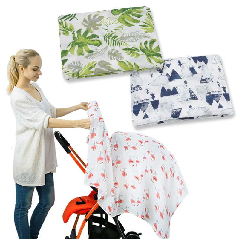 

Wholesale 3pcs/lot Muslin 100%Cotton Baby Swaddles Soft Newborn Blankets Bedding Bath Gauze Infant Wrap sleepsack Stroller cover