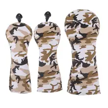 HobbyLane Outdoor Waterproof and Wear-resistant PU Material Golf 3 Piece Set Sports High-intensity Golf Club Head Set Cue Bag