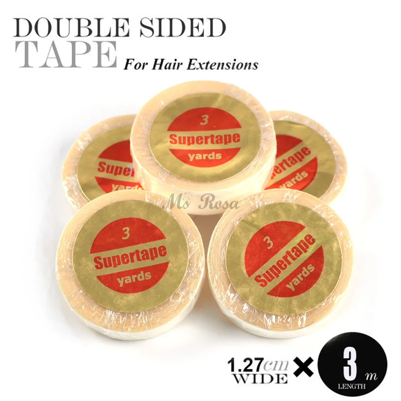 Super Hair Tape Adhesive Double Side Approx. 1.27 X 300cm Adhesive Hair Glue Super Tape For Tape Hair Super Hair Tape Adhesive Double Side Approx. 1.27 X 300cm Adhesive Hair Glue Super Tape For Tape Hair