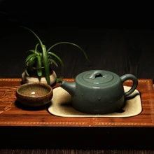 200 мл фиолетовая глина yixing чайный горшок для здоровья зеленый грязевой горшок Zisha домашняя посуда для напитков офисный Kund Fu чайный набор ручной работы Puer чайник Tie guan yin