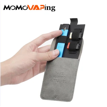 

Ultra Thin Mini Slim Portable Leather Wallet Pocket for JUUL Carrying Pouch Pods Storage Bag for MYLE Pod System Vape Pen Kit