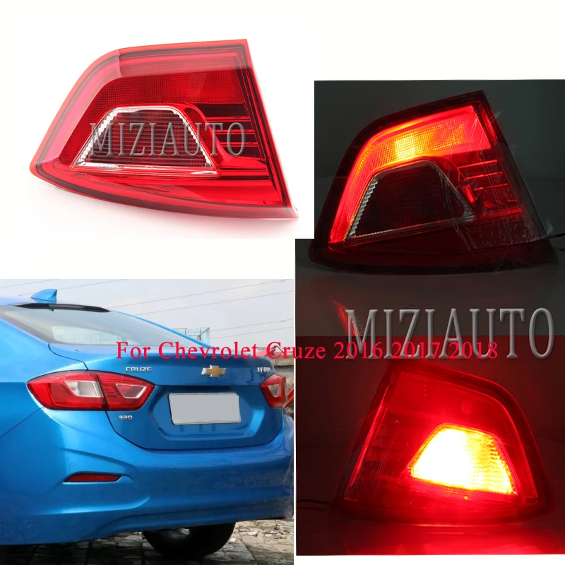 

1PCS Inner side Tail Light for Chevrolet Cruze 2016 2017 2018 Tail Light Assembly turn signal taillights Rear Brake Light