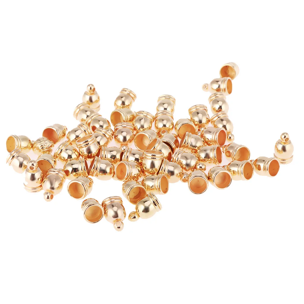 50Pcs Tassel Caps Bead End Caps DIY Findings Antique for Jewelry Making