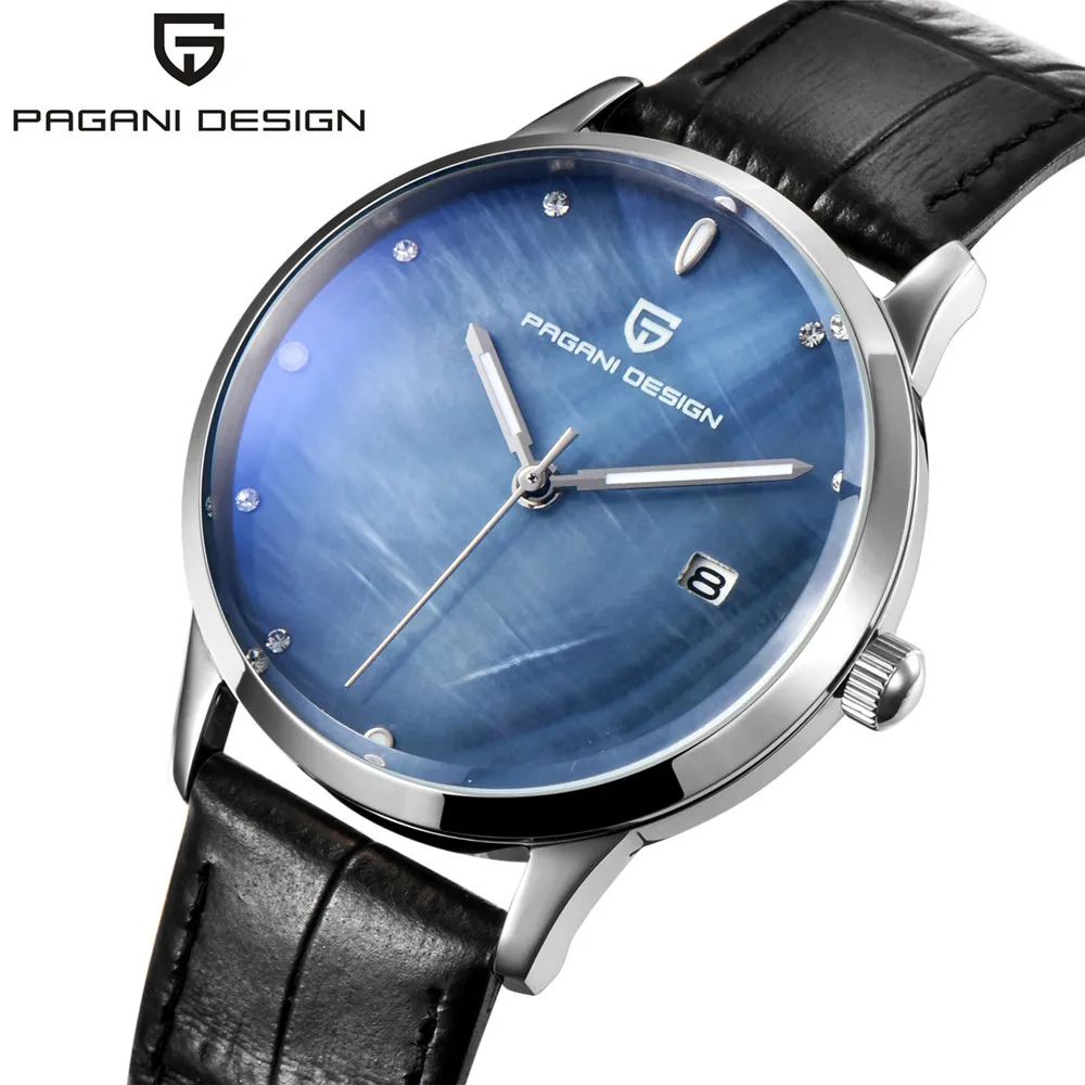 

PAGANI DESIGN Casual Business Women Quartz Watch Office Ladies Elegance Leather Strap Watches Waterproof Relogio Feminino 2018