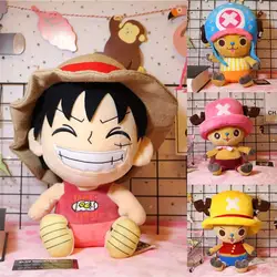 Аниме one piece TonyTony Чоппер милая плюшевая кукла 30 см 45 см 60 см kawaii Monkey D Luffy игрушка кукла Удивленный подарок для мальчиков и девочек