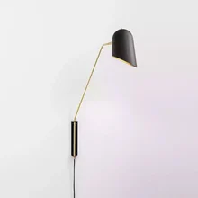 Гостиная постмодерн голова конструкционный элемент для кровати черный нордический настенный светильник стилист спальня креативный настенный светильник