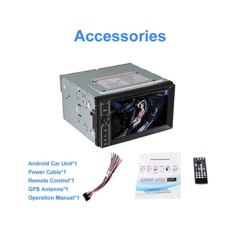 Discount 2GB RAM 32GB ROM 4 Core Android 6.0.1 Universal Central Multimidia Double 2din 2 din Car Radio DVD Player GPS Navigation 4