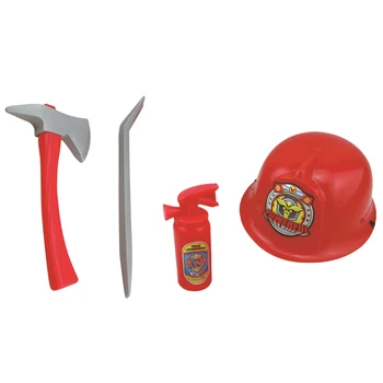 

Fireman Tool Toys Costume Firefighter Role Play Boys Toy Hat Axe Crowbar Fire Extinguisher Set Learning Toys For Children