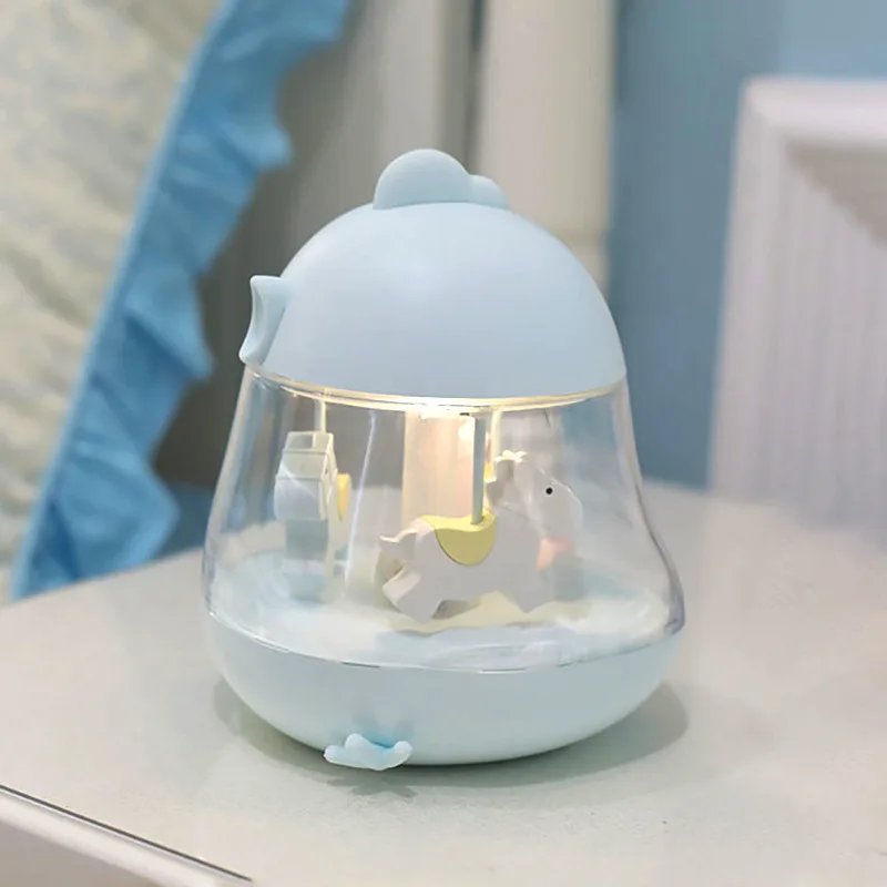 

Carousel Led Music Night Light Colorful Atmosphere Eye Protection Lamp Home Garland Light Bedroom Home Decoration Kid Gift Lamp