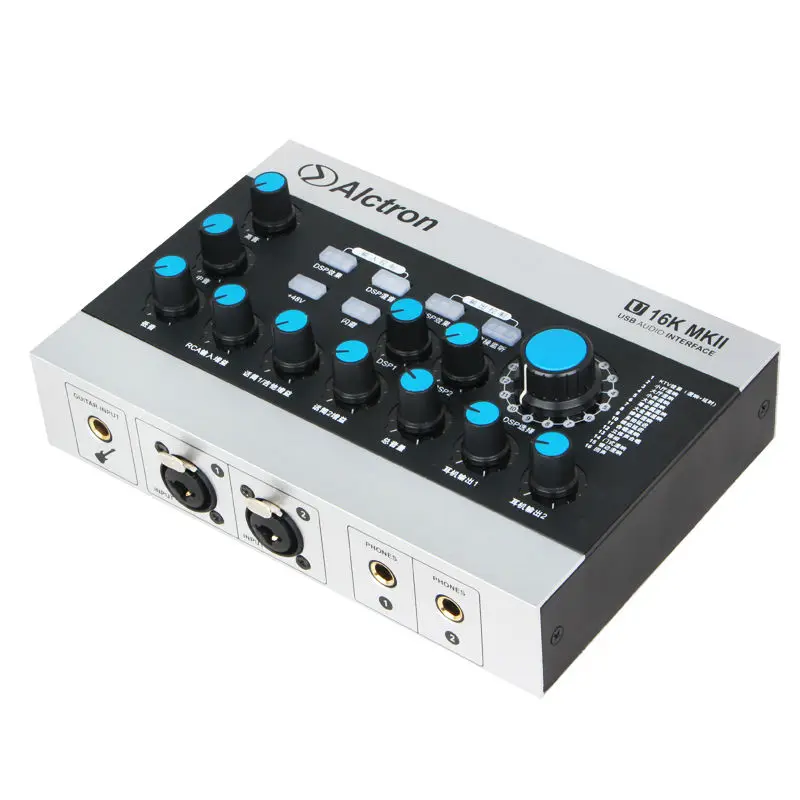Alctron U16K MKII USB аудио Интерфейс превращает звуковая карта