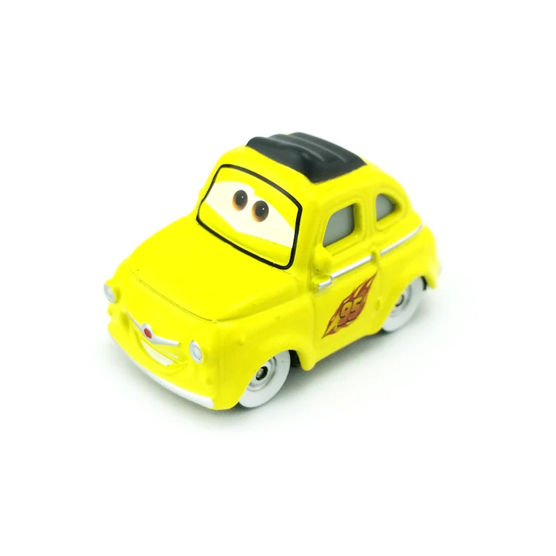 Disney Pixar Cars Lightning McQueen Mater The King Lizzie Finn Mcmissile трактор 1:55 литье под давлением модель из металлического сплава игрушка автомобиль подарок - Цвет: Luigi