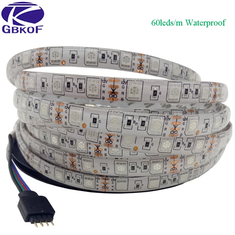 Tiras de Led tira conduzida luz 5050 dc Size : L500cm (5m) x W1.0cm x T0.25cm