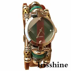Irisshine i0696 роскошные женские сок действительно пояса женские модели мода пряжки часы-браслет Новые мужские часы унисекс подарок